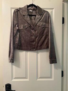 CAbi Brown Velvet Blazer